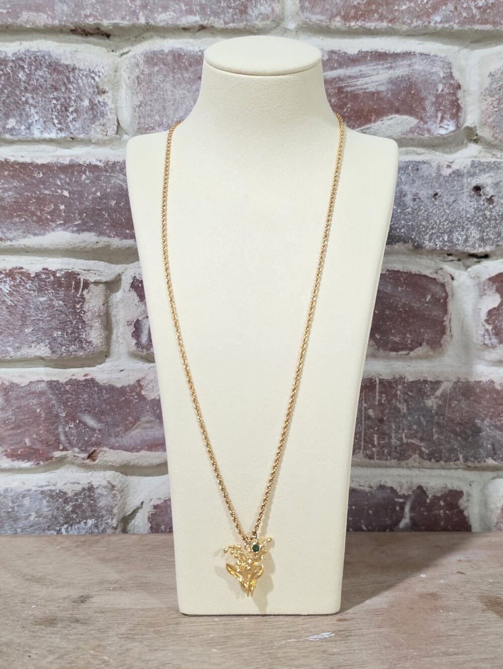 May Lily of the Valley Birthstone Necklace